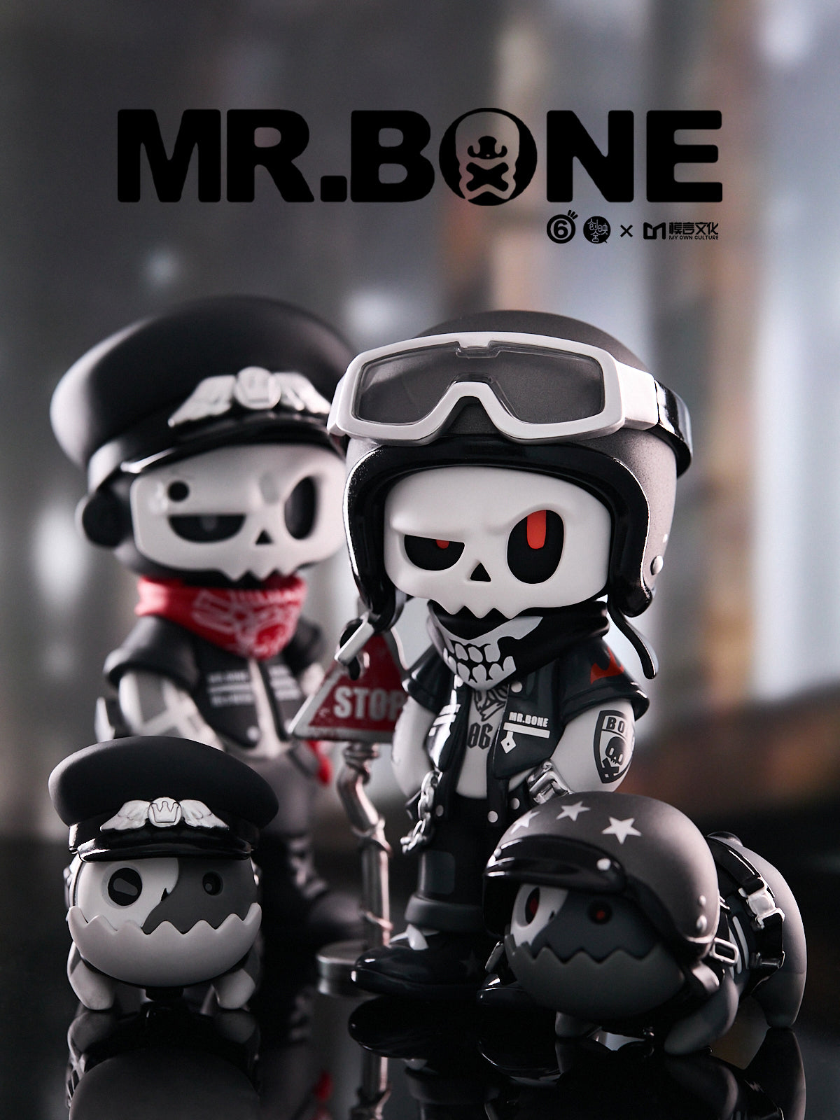 MR.BONE Moto rider (THE WILD ONE)