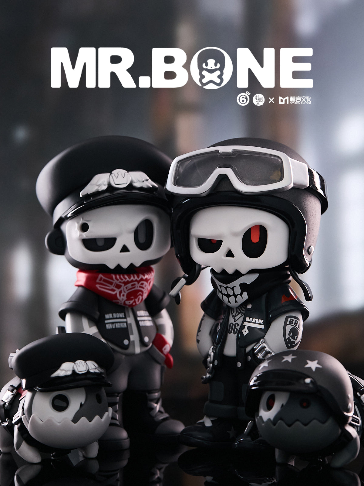 MR.BONE Moto rider (THE WILD ONE)