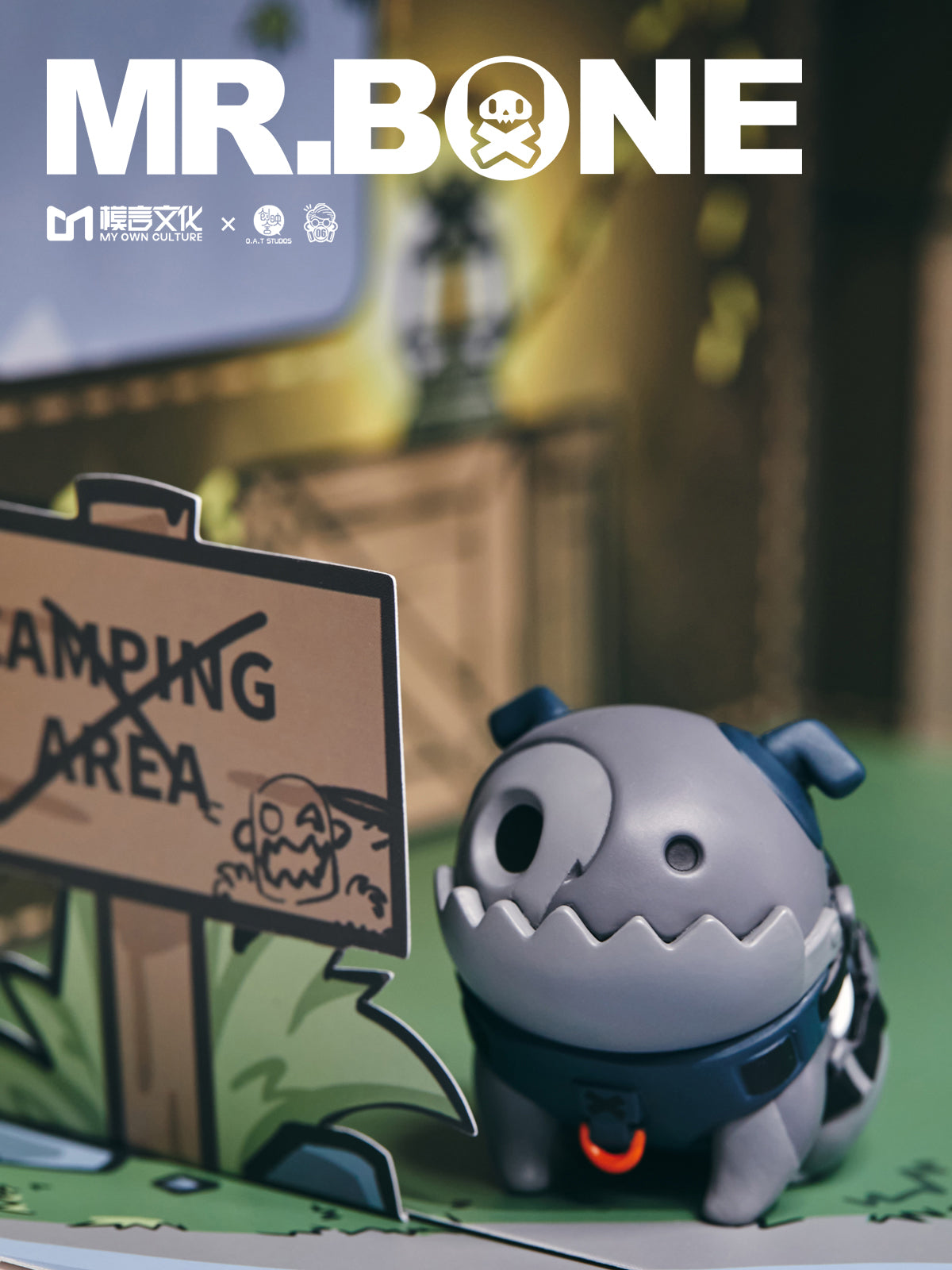 MR.BONE Camping zombie dogs Blind Box